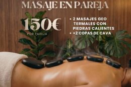 Promoción Masaje en Pareja Geo Termal